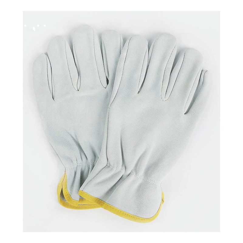 White Sheepskin Drive Gloves